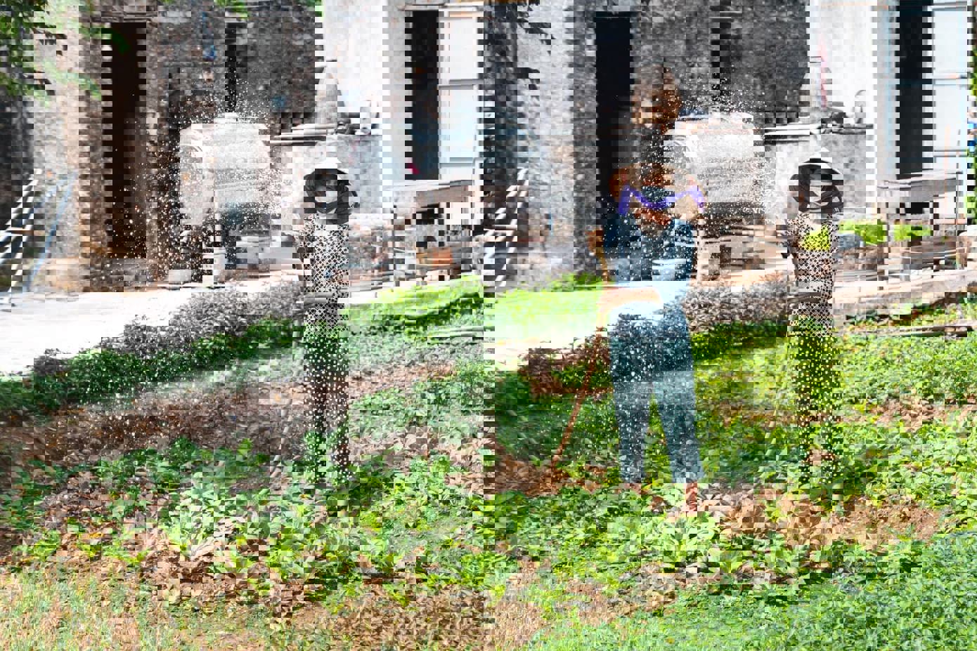 Nguồn nước sạch giúp người dân nâng cao chất lượng trồng trọt, thúc đẩy kinh tế gia đình