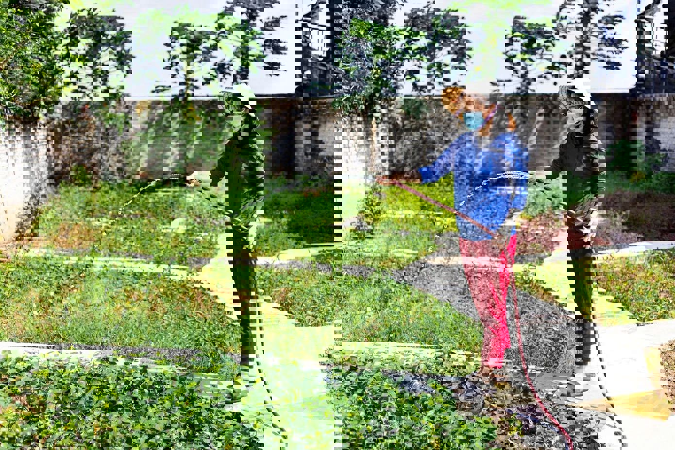 Nguồn nước sạch giúp bà con Diễn Yên an tâm trồng trọt, ổn định cuộc sống.